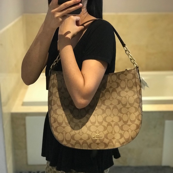 👜COACH SET🌺ELLE HOBO&L-ZIP WALLET - Picture 8 of 8